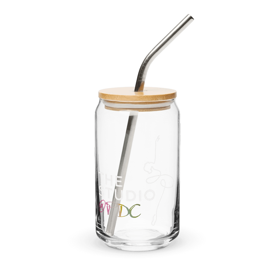 Can Shaped Glass with Lid | Main Studio Logo product image (1)
