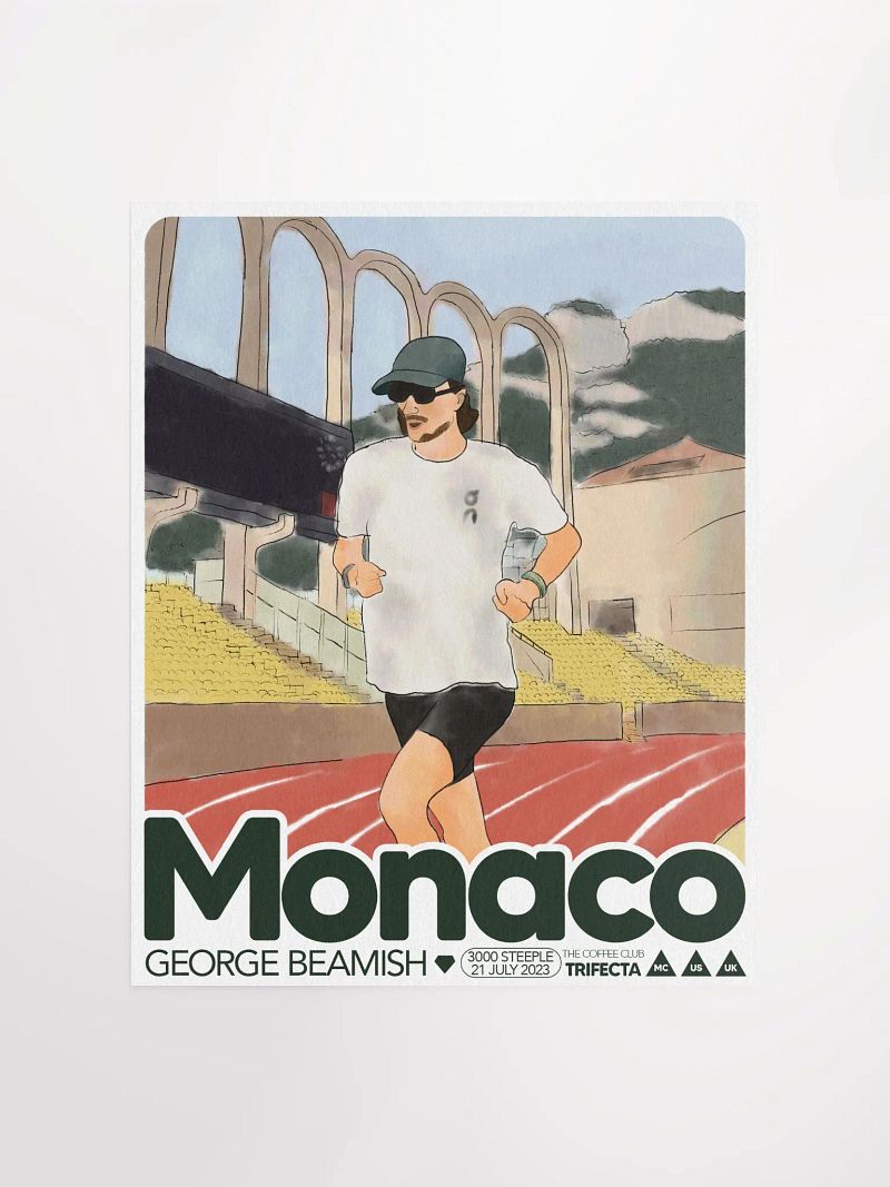 George's Monaco Diamond League Poster