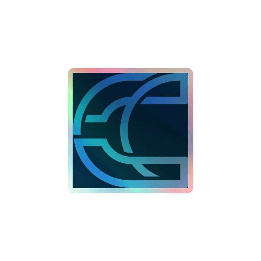 Cosmic Crescents Holographic Sticker Set product image (1)