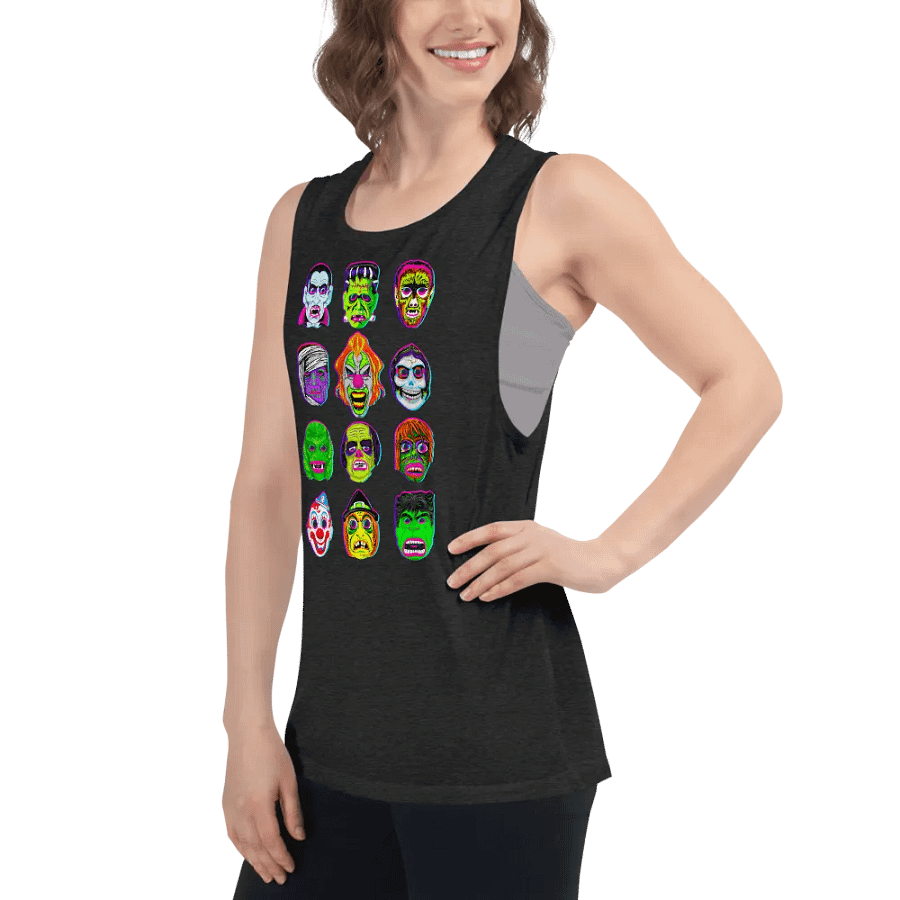 Horror Icons Women's Active Tank Top product image (6)