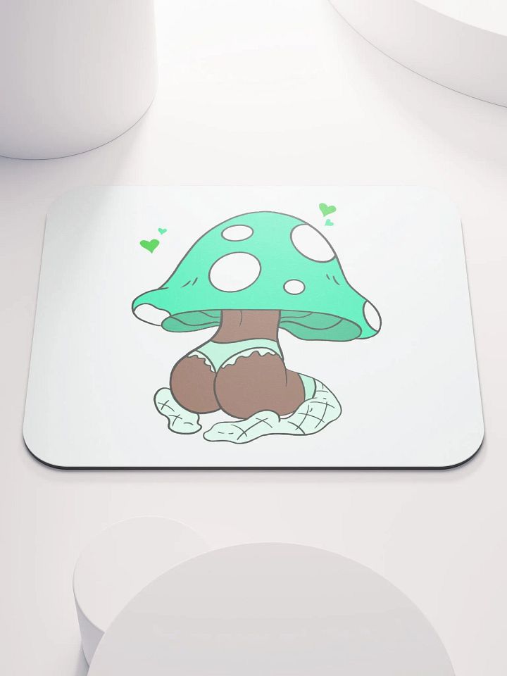 Mushroom Baddie Desk Mat - Teal product image (1)