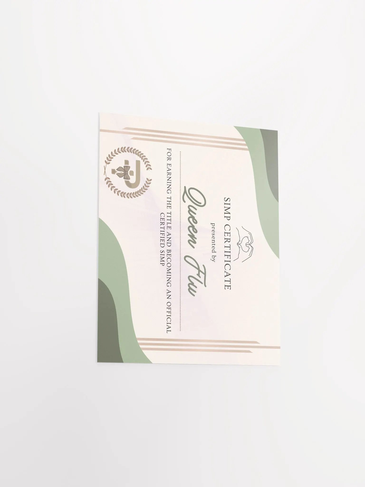 Official Simp Certificate product image (3)