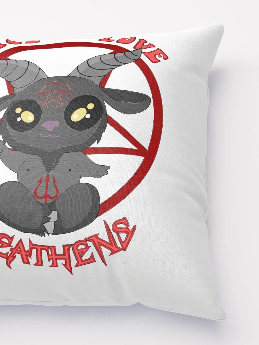 Double Sided Pillow - Peace, Love, Heathens product image (2)