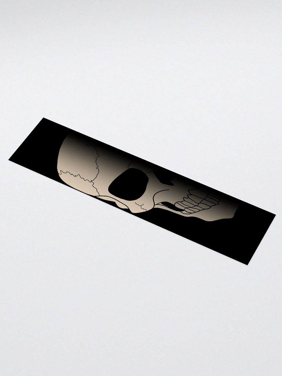 Faded skull right side large sticker product image (1)