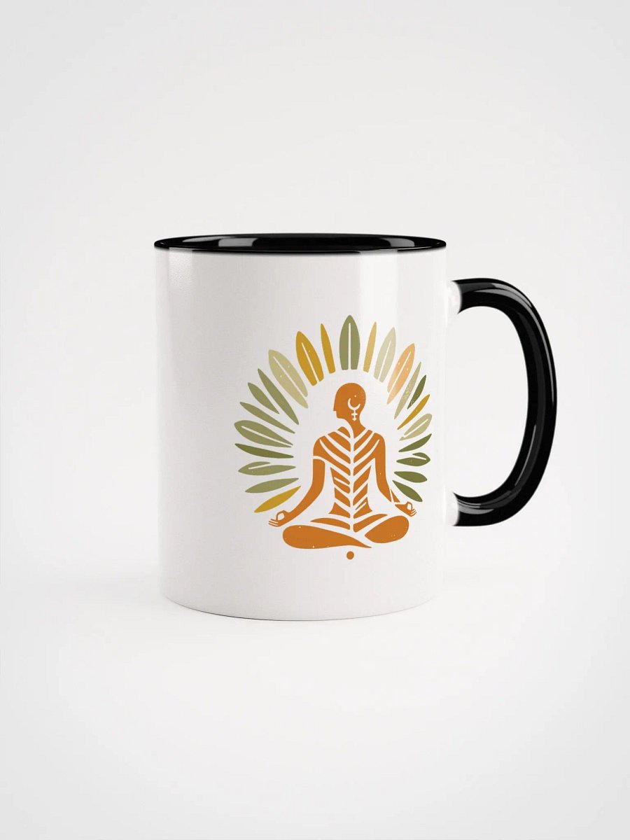Zen Leaf Meditation Mug | Ancient Wisdom Meets Boho Style product image (6)