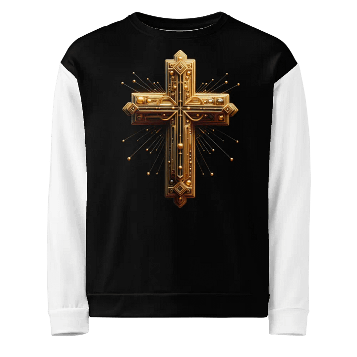 A Golden Angel and Cross - Unisex Sweatshirt #5 product image (1)