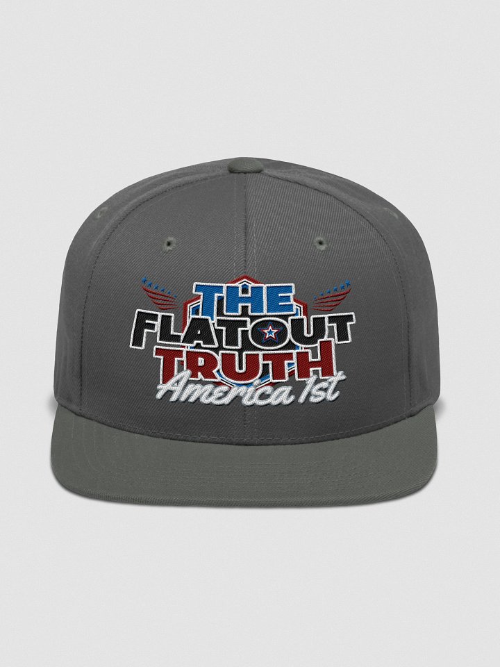 TFOT Embroidered Bold America 1st Flat Snapback Hat product image (2)
