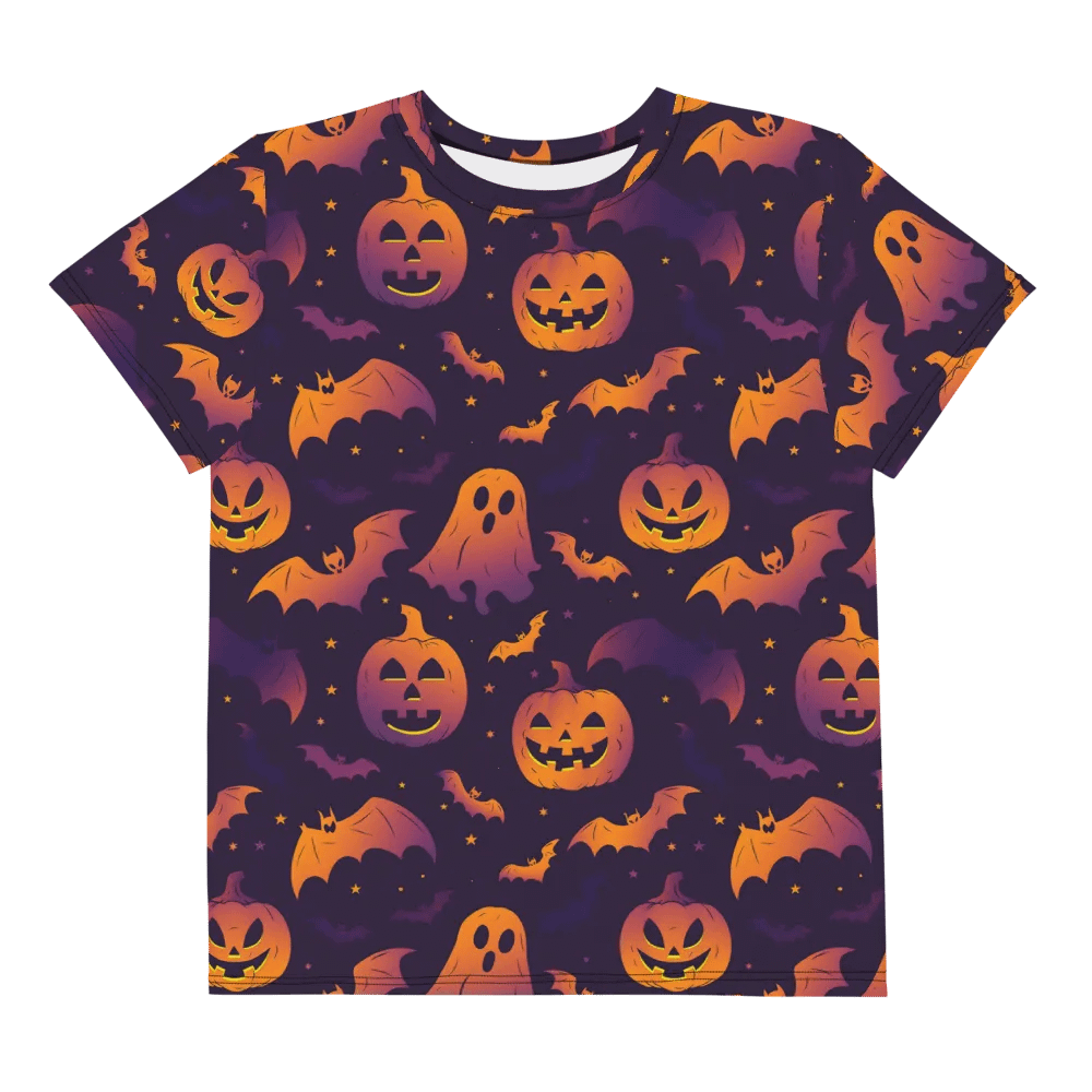 Smiley Pumpkin Halloween T-shirt product image (9)