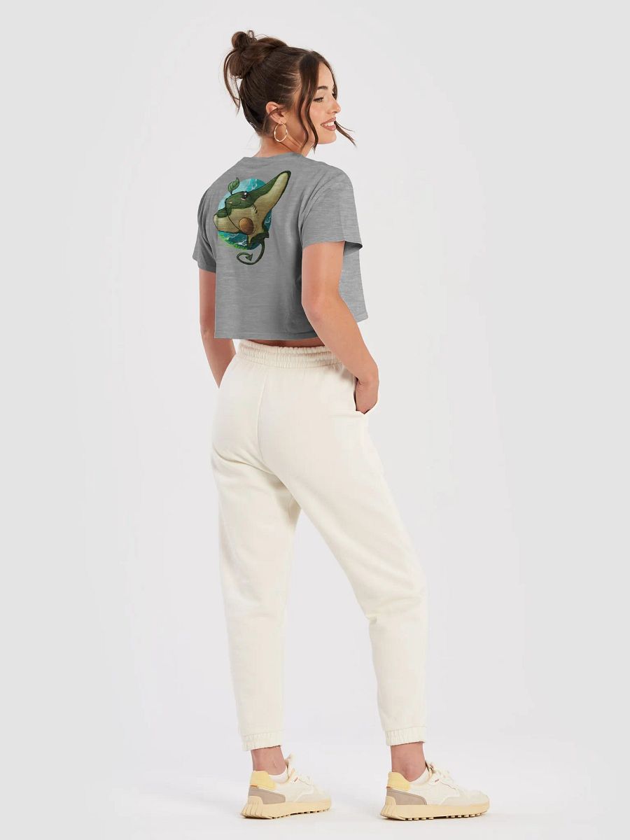 Smiling Manta Ray Women's Crop Top product image (64)