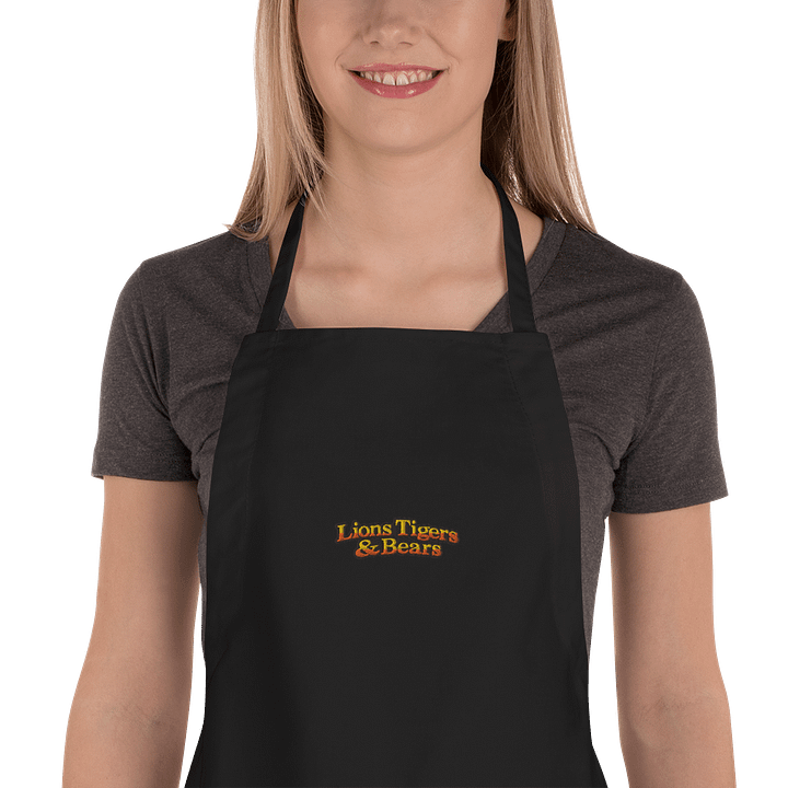 Lions Tigers & Bears Apron (Black) product image (1)