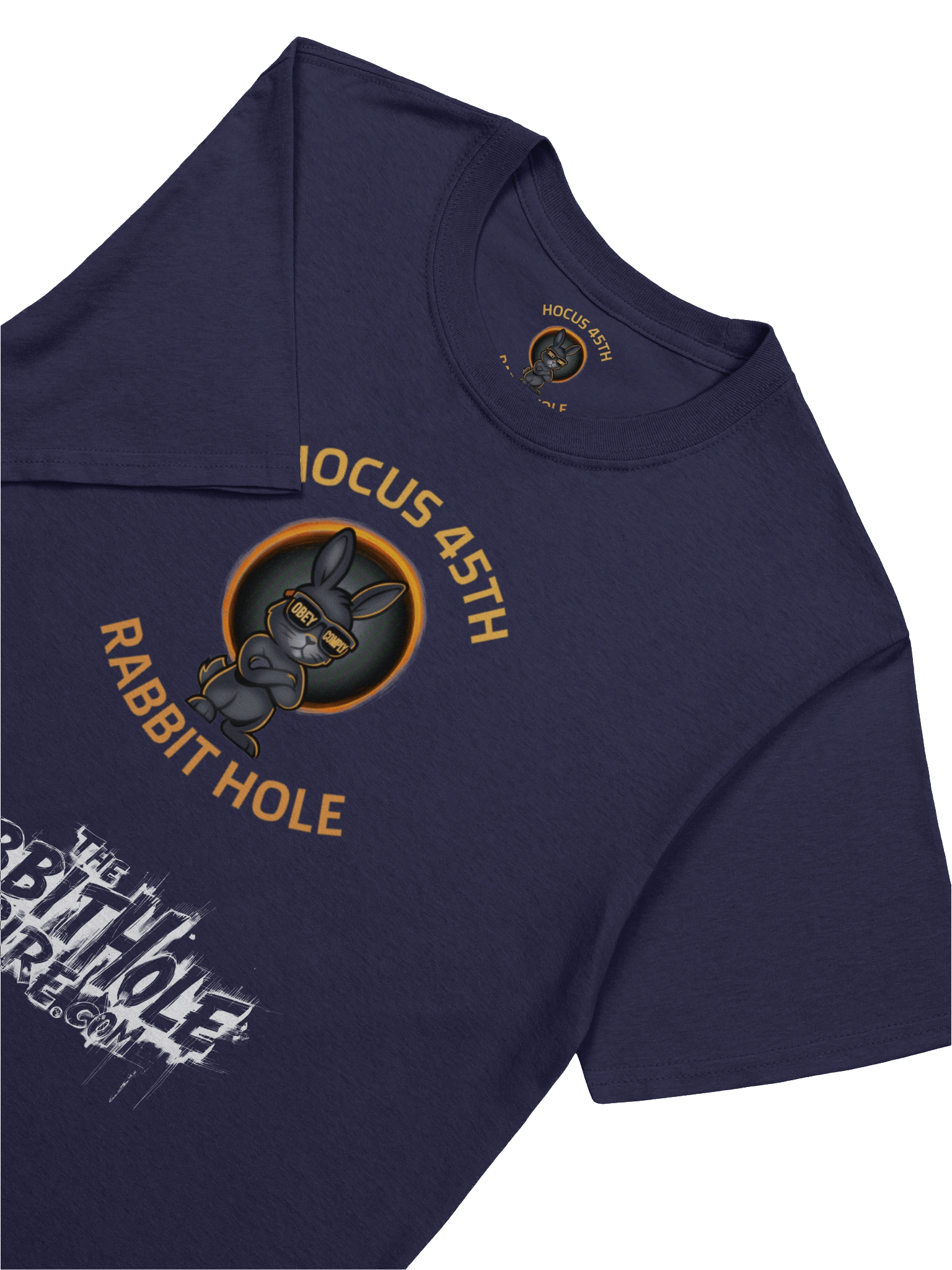 Hocus 45th Rabbit Hole (Navy Blue t-Shirt) product image (7)
