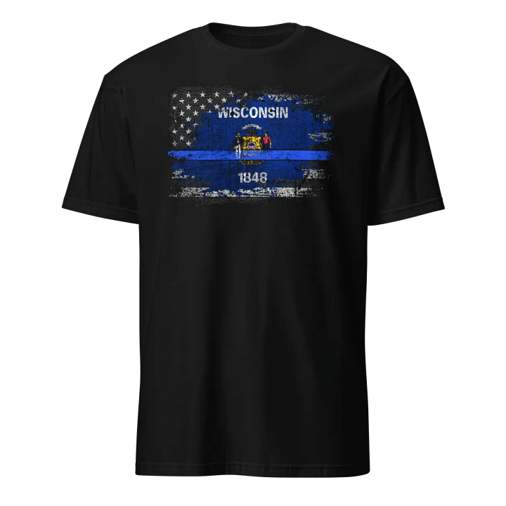 Wisconsin Thin Blue Line Flag product image (1)