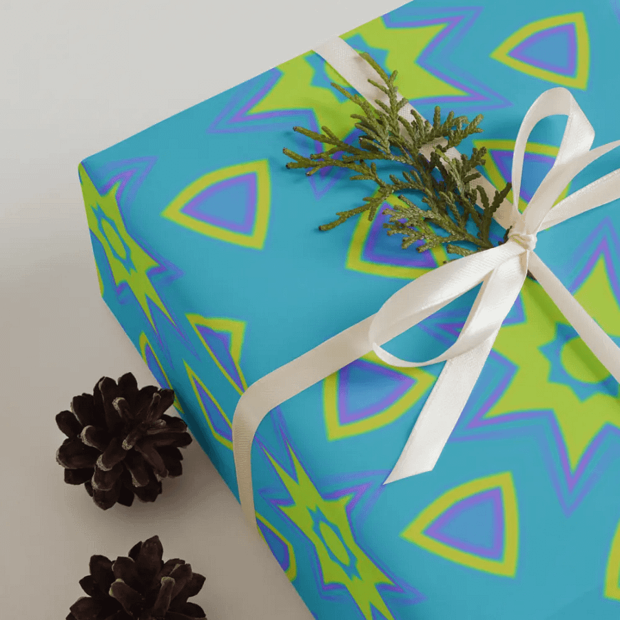 Psychedelic Dreams Wrapping Paper. product image (8)