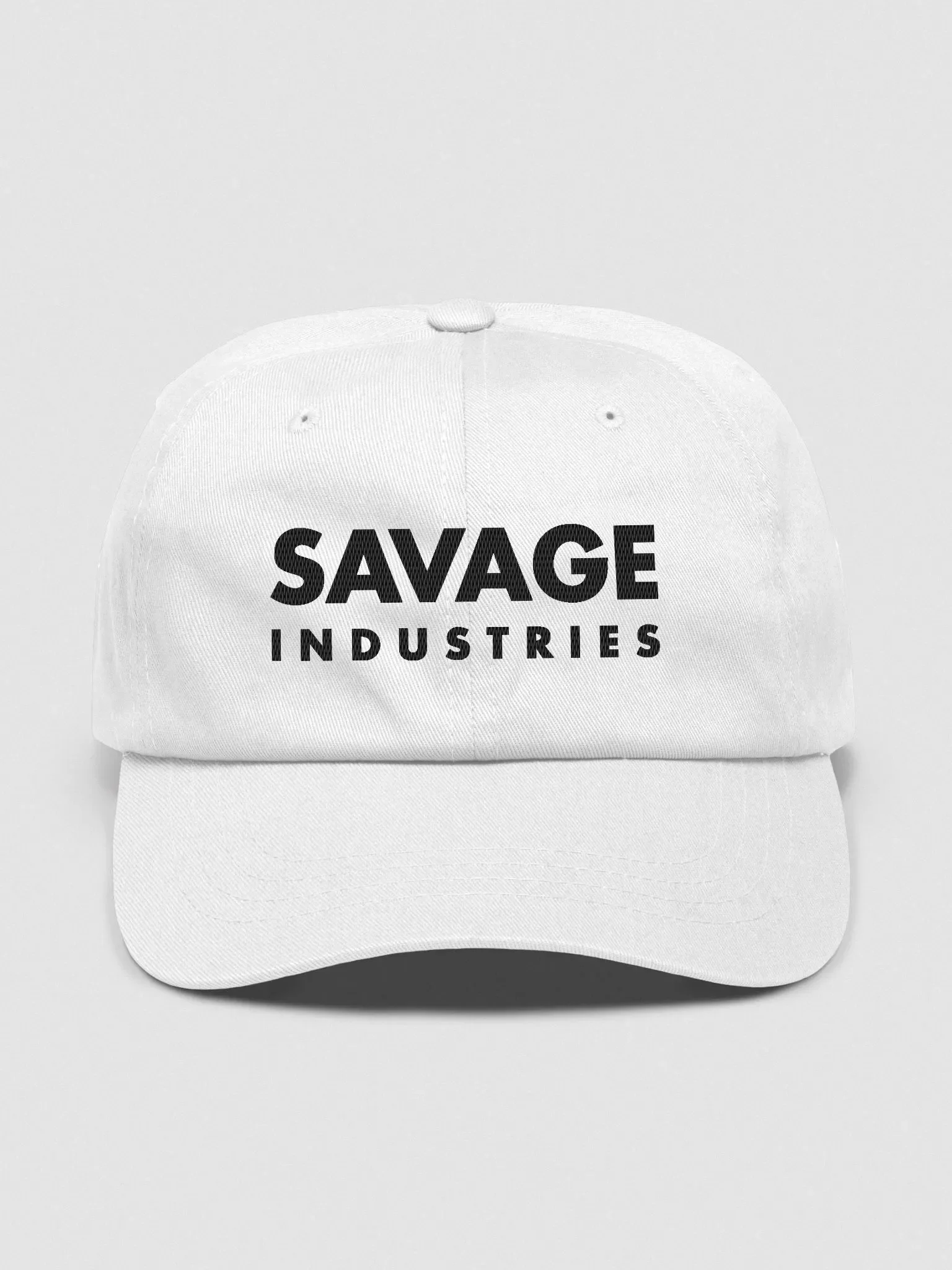 Savage Industries - Black logo (Dad hat) product image (1)