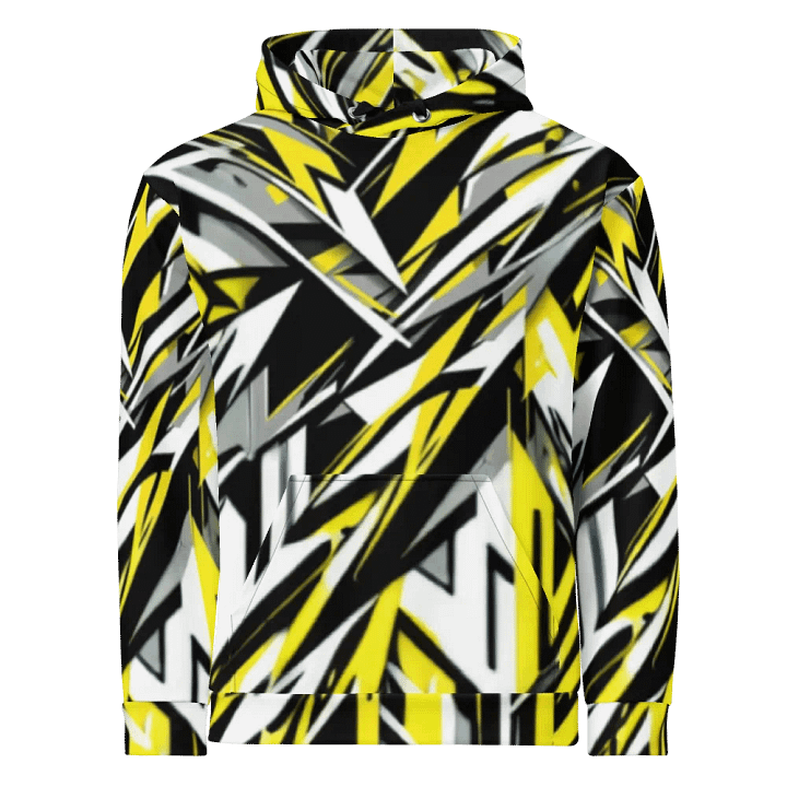 Dynamic Geometric Fusion Unisex Hoodie product image (1)