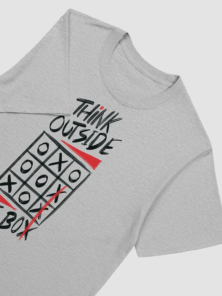 Think Outside the Box Tic-Tac-Toe Unisex Tee product image (2)