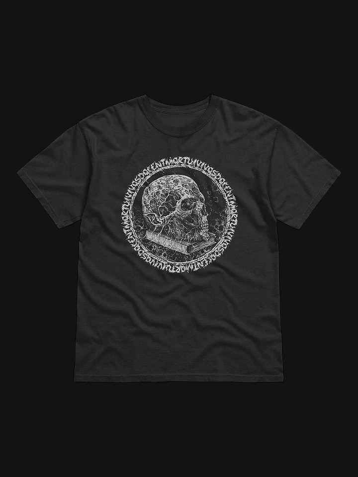 Dark Latin Skull T-shirt (Front & Back) product image (1)