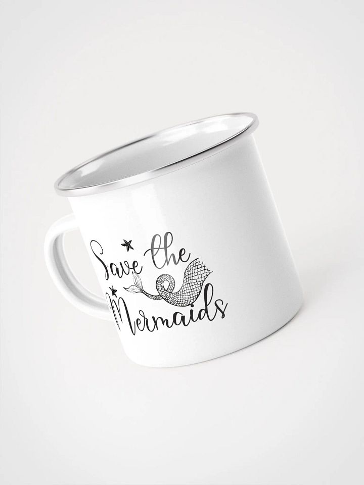 Save the Mermaids Enamel Mug product image (2)