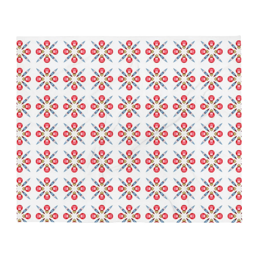 Festive Bauble Throw Blanket product image (2)
