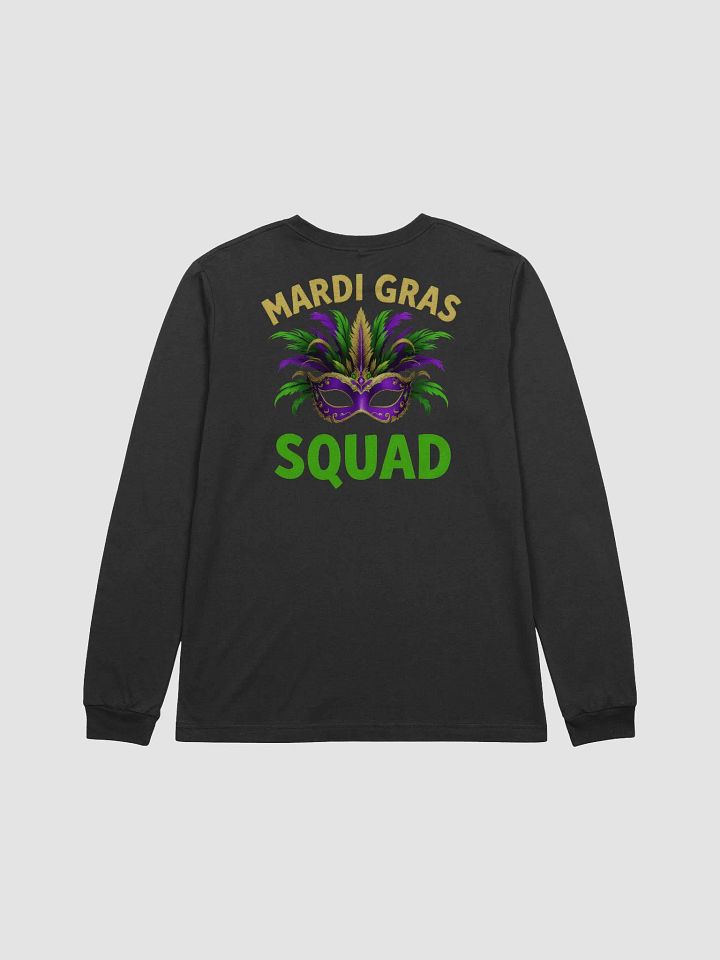 Mardi Gras Squad Mask Long Sleeve Tee product image (2)