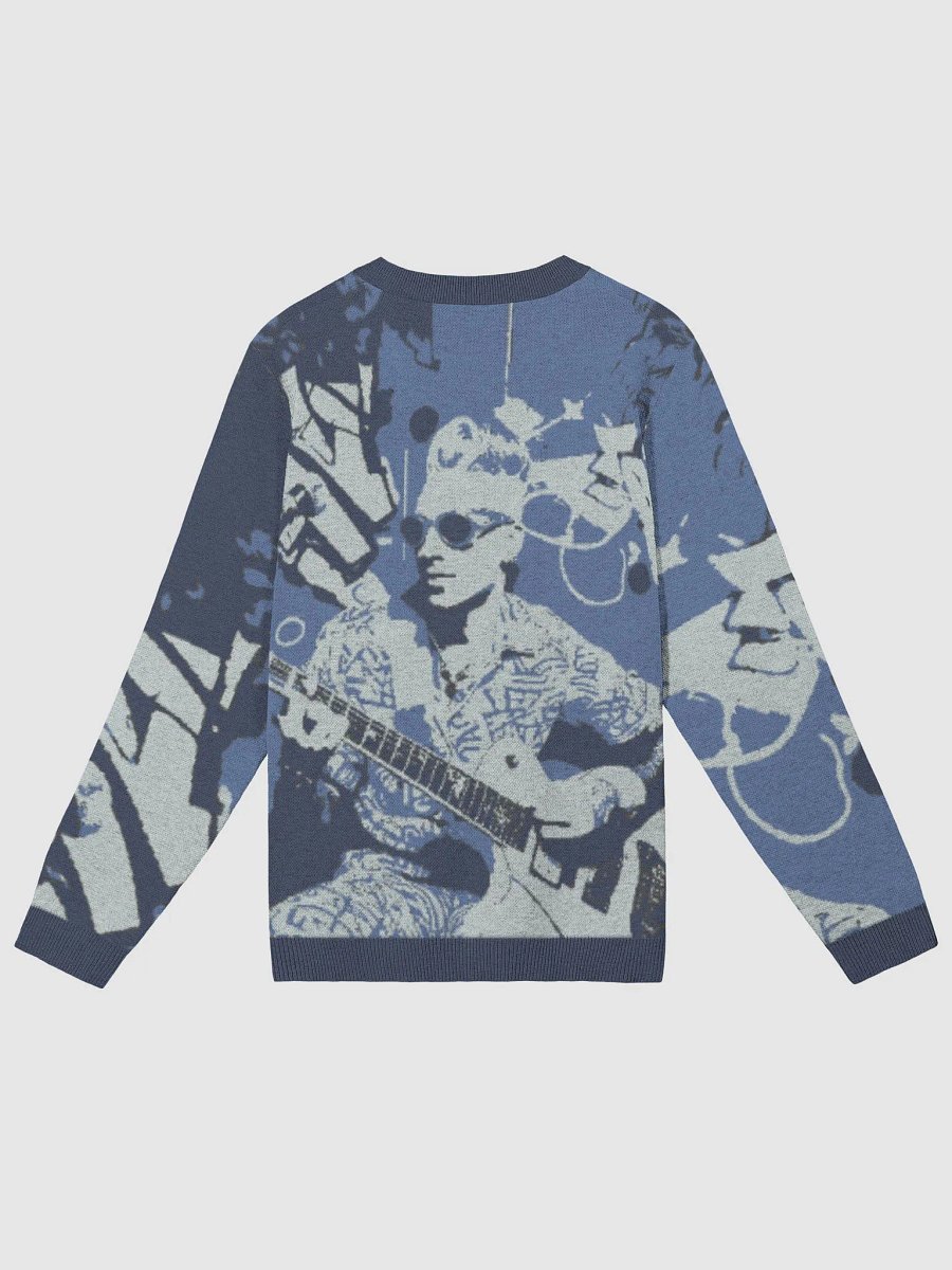 ®ockn Billy Guitar Groove Denim Jacquard Sweater product image (2)