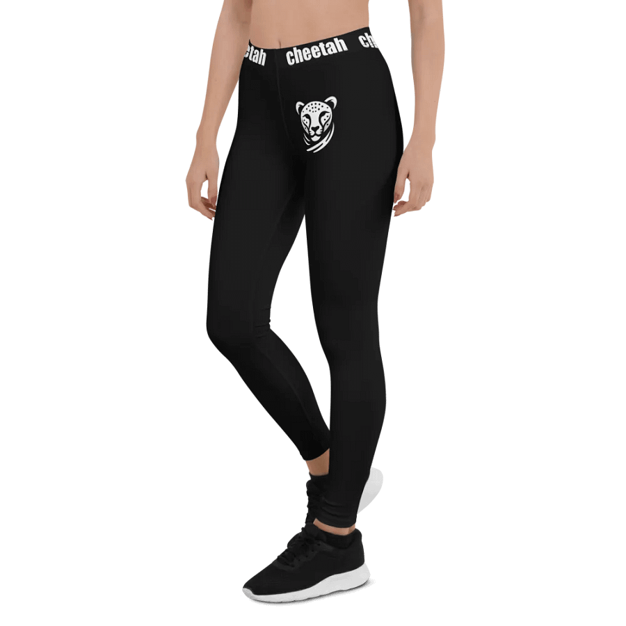 cheetah leggings black product image (5)