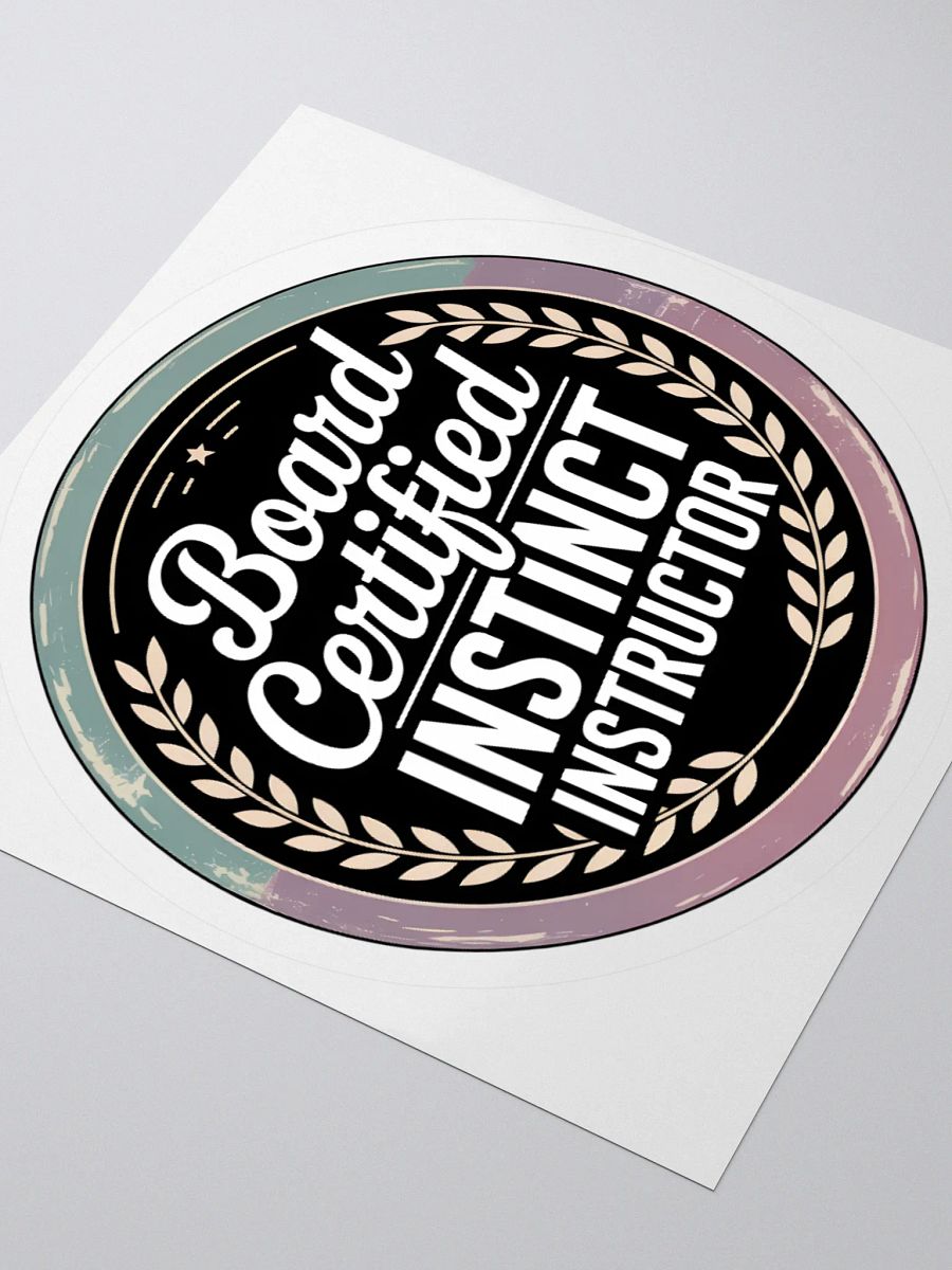 Board Certified Instinct Instructor - Splenic Authority Sticker product image (9)