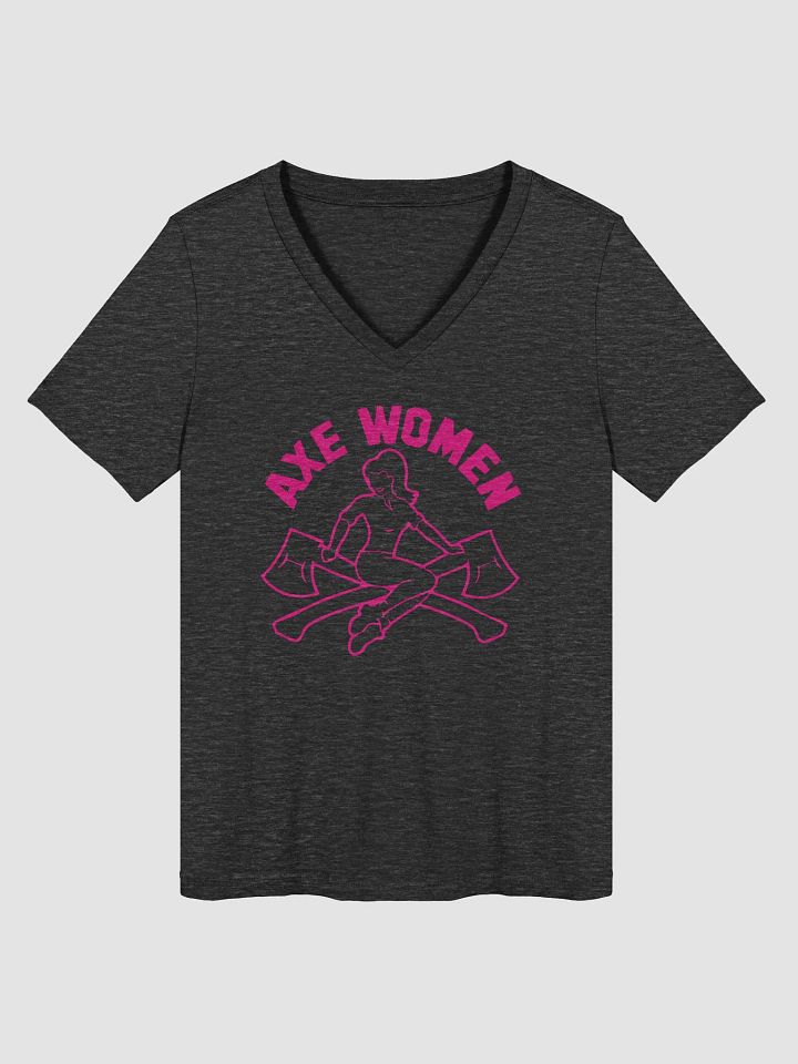 GIRLS KICK AXE Relaxed V-Neck Tee product image (3)