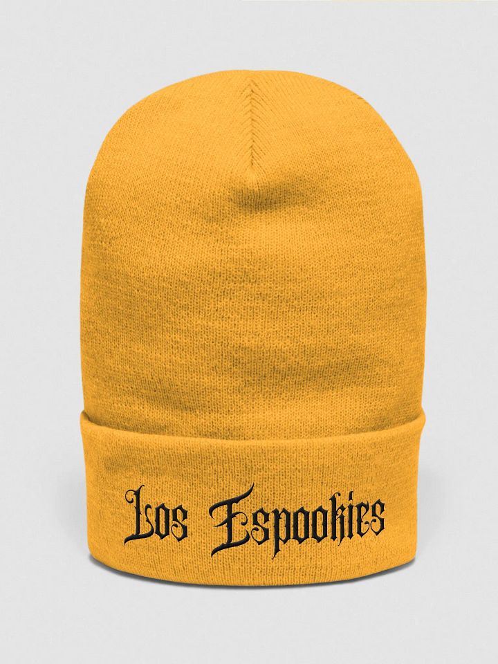 Black Font Los Espookies Beanie product image (1)