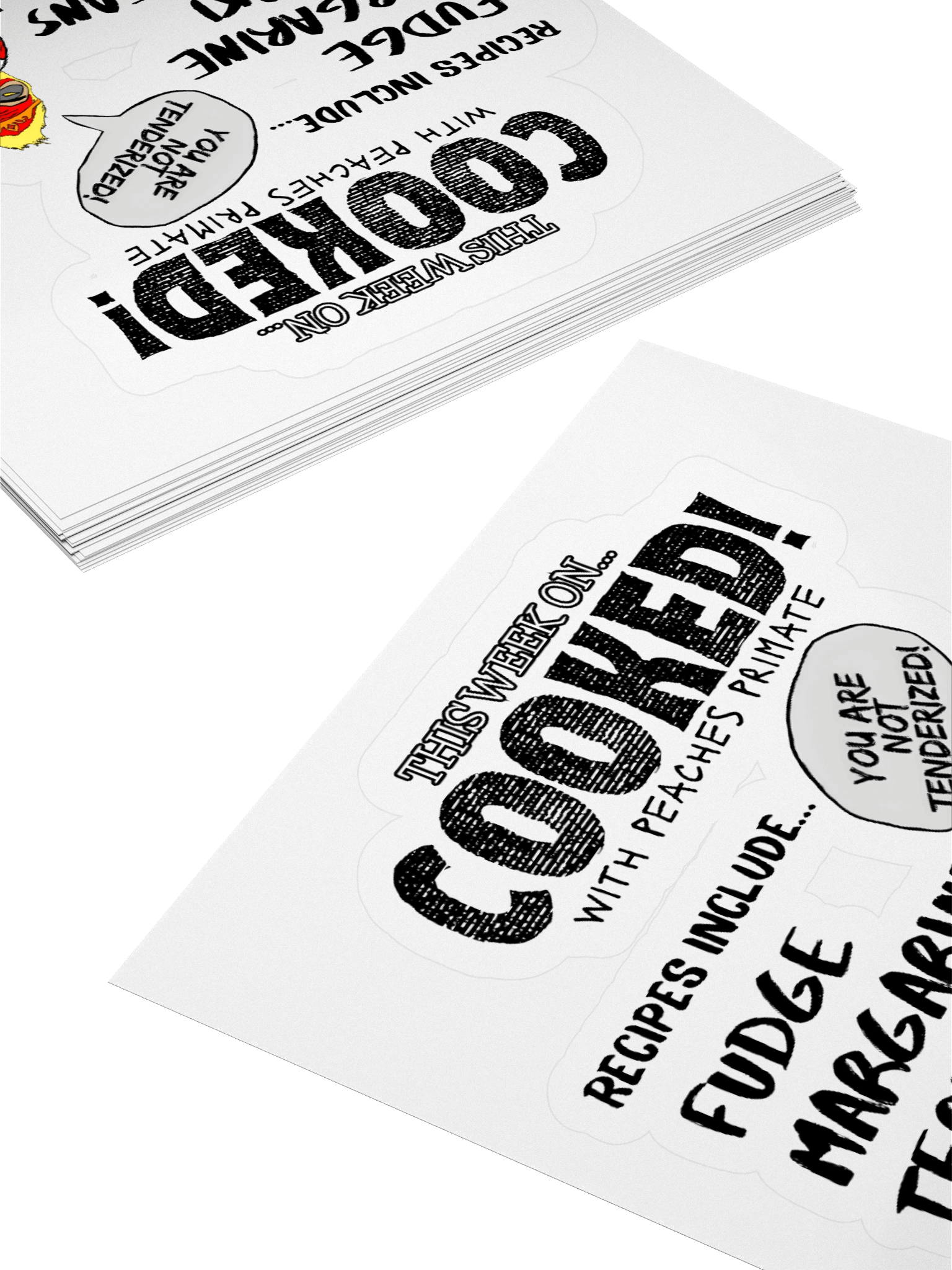 Cooked with peaches sticker product image (11)