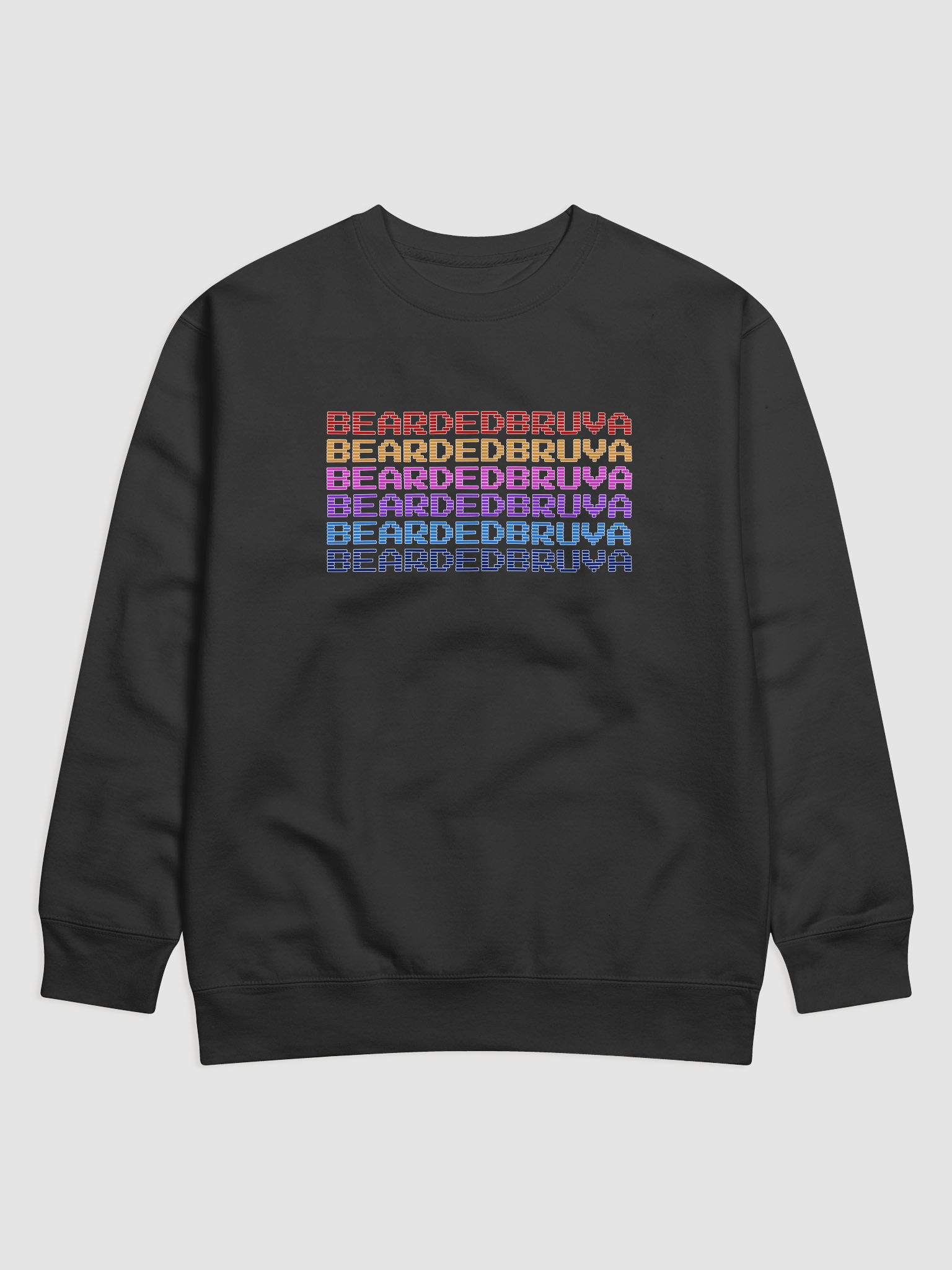 BeardedBruva Color Grid Sweatshirt product image (2)