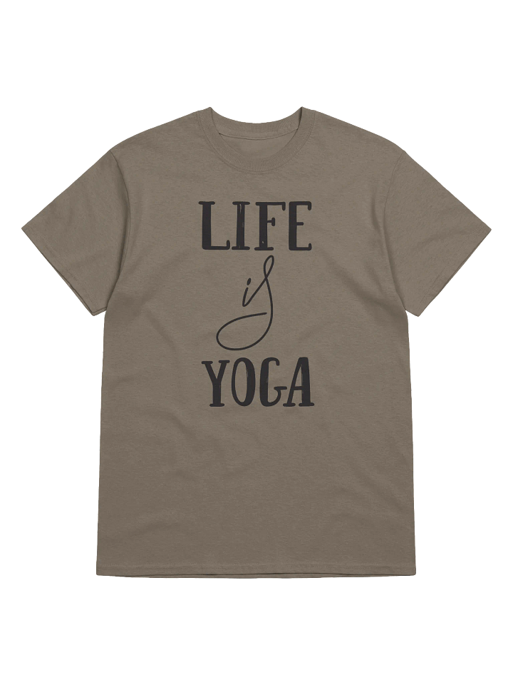 "Life is Yoga T-Shirt - Your Daily Mantra Wear" product image (1)