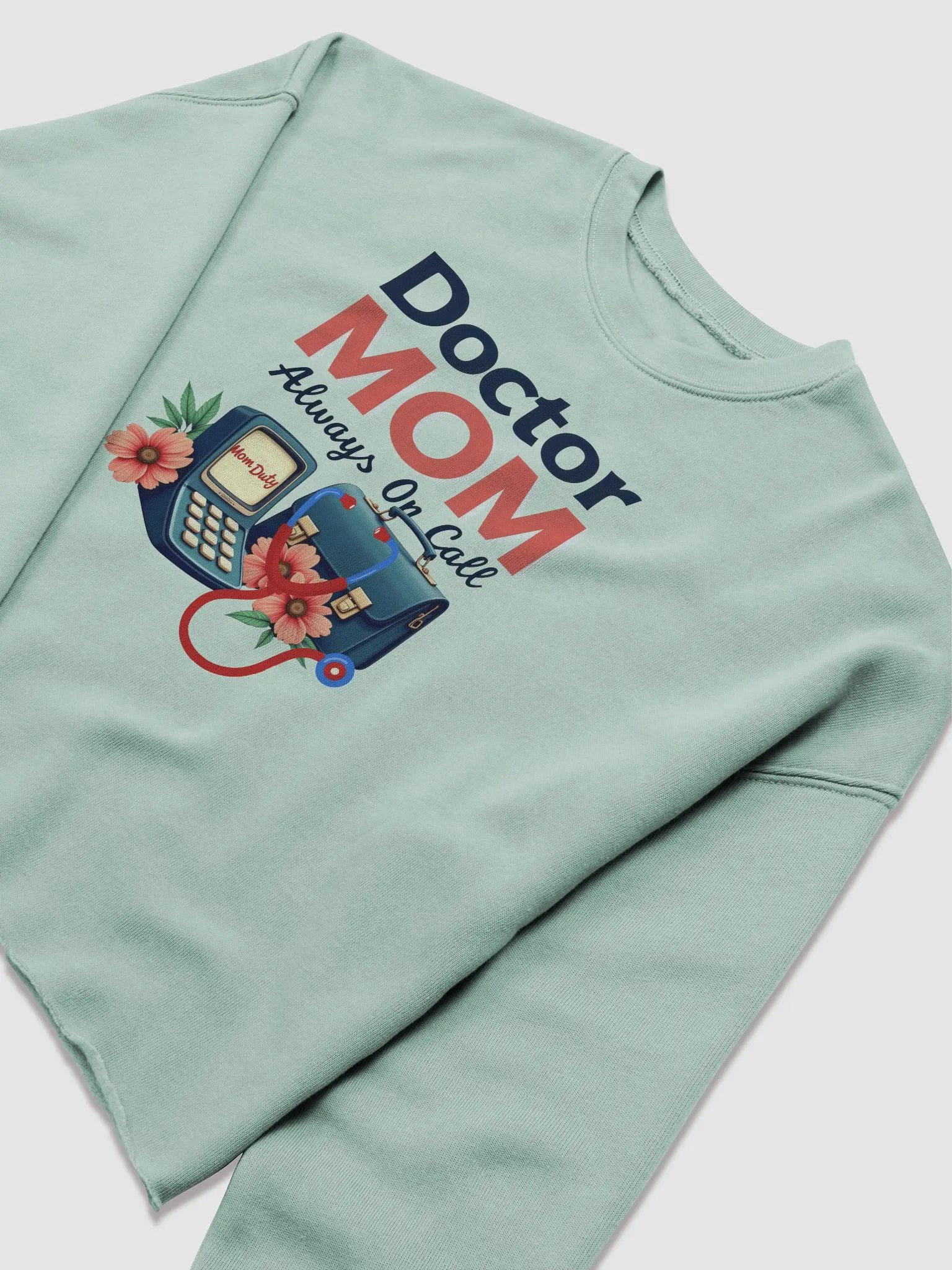 Doctor Mom, Always On Call Crop Sweatshirt product image (14)