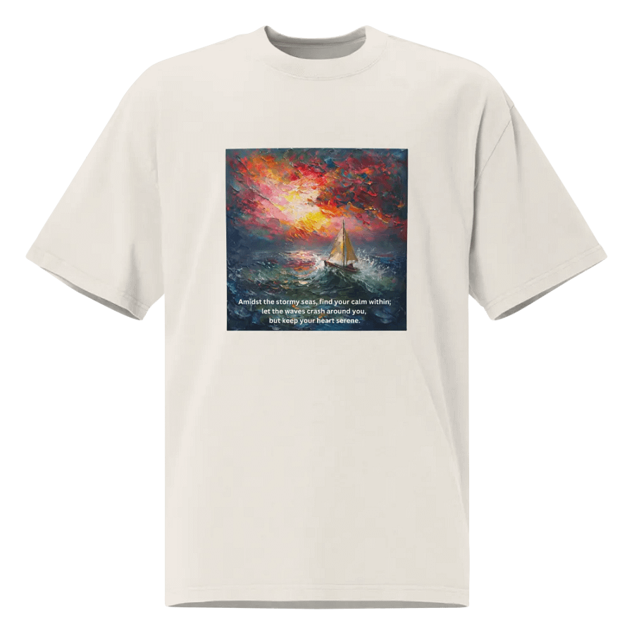 Serenity Amidst the Storm T-Shirt product image (2)