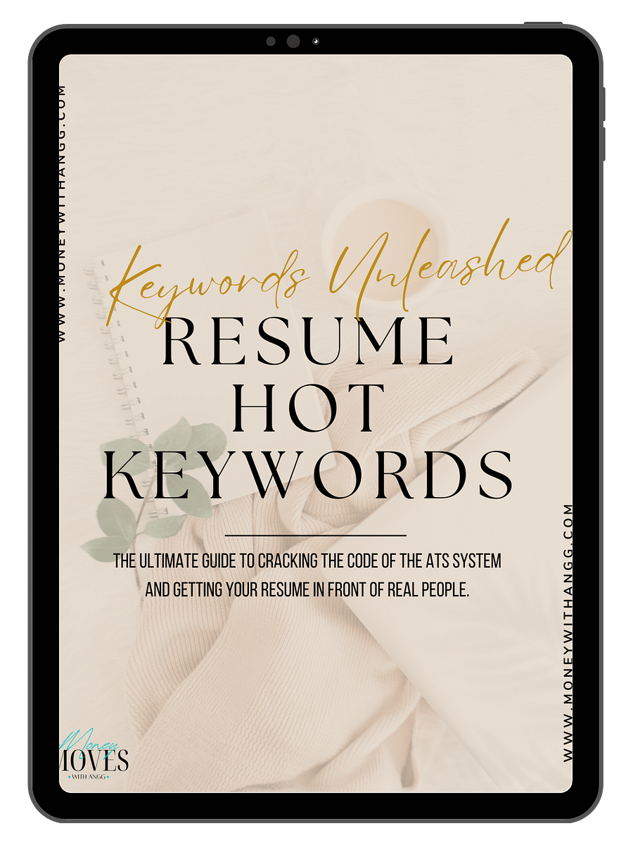 Resume Keyword List product image (1)