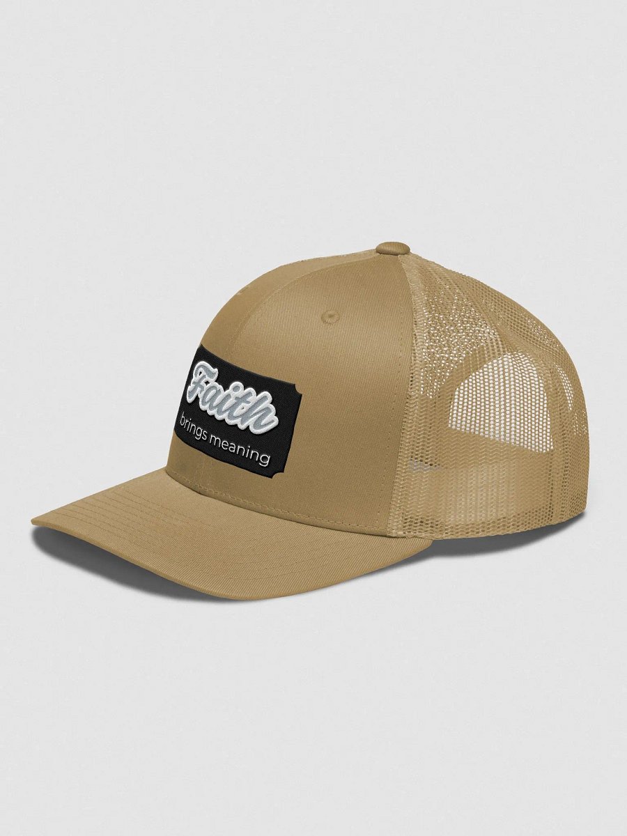 Faith Brings Meaning Trucker Hat | Faith brings meaning product image (3)