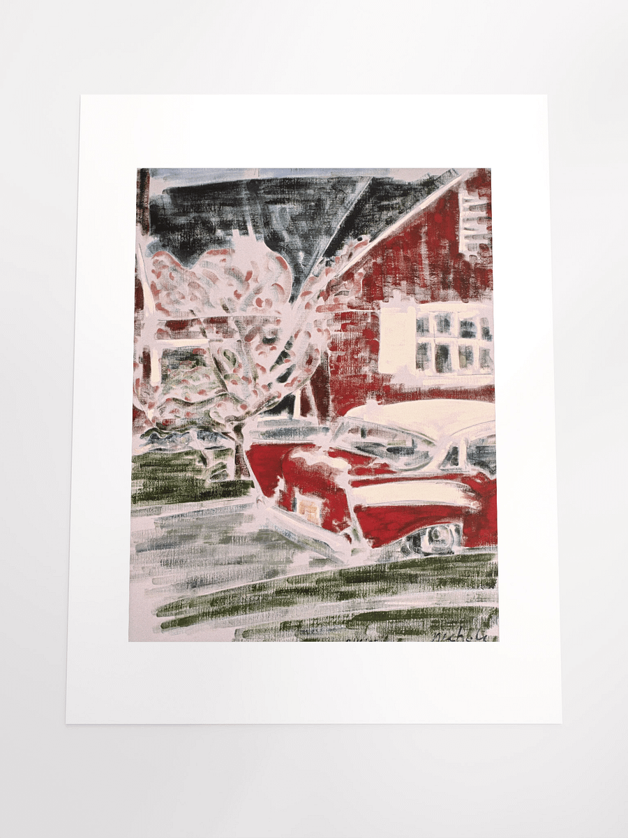 In the Window Behind the Woman 1985 print product image (5)