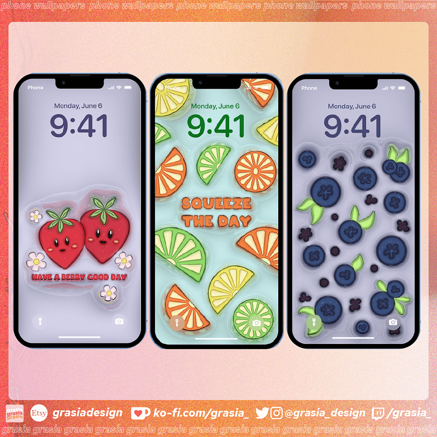 Fruity 3D Phone Wallpapers ♡ product image (2)