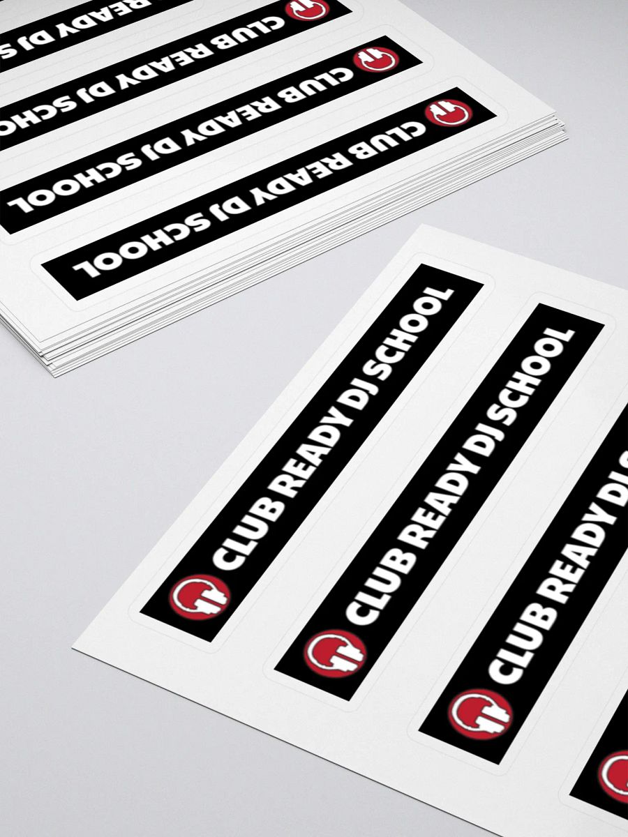Club Ready DJ School Kiss Cut Stickers product image (4)