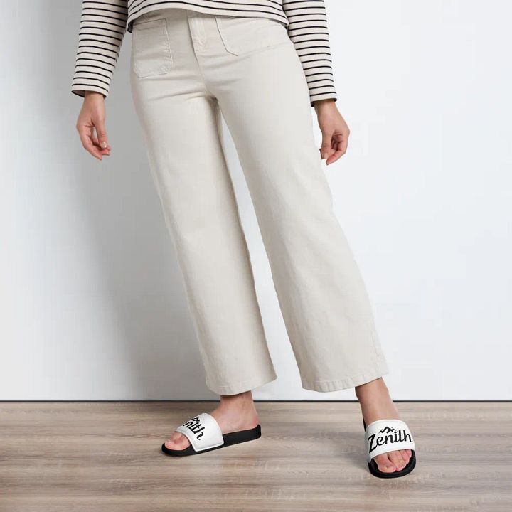 White Zenith Bliss Women's Slides product image (2)