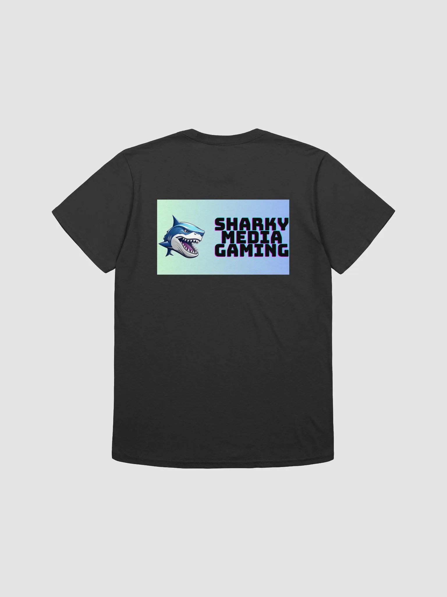 Sharky Media Gaming Tee (Green/Blue) product image (9)