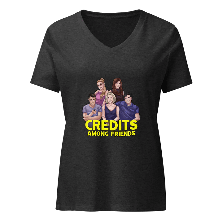 Credits Among Friends - Women's V-Neck T-Shirt (Movie Night Edition) product image (1)