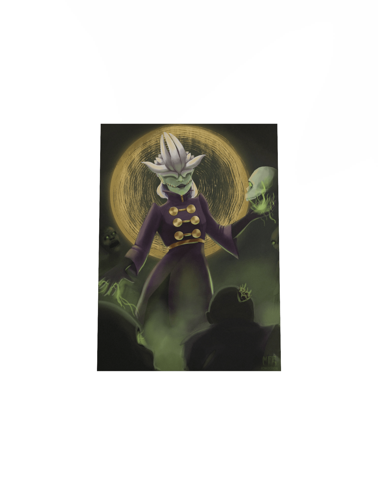 Lady Necromancer Print product image (19)