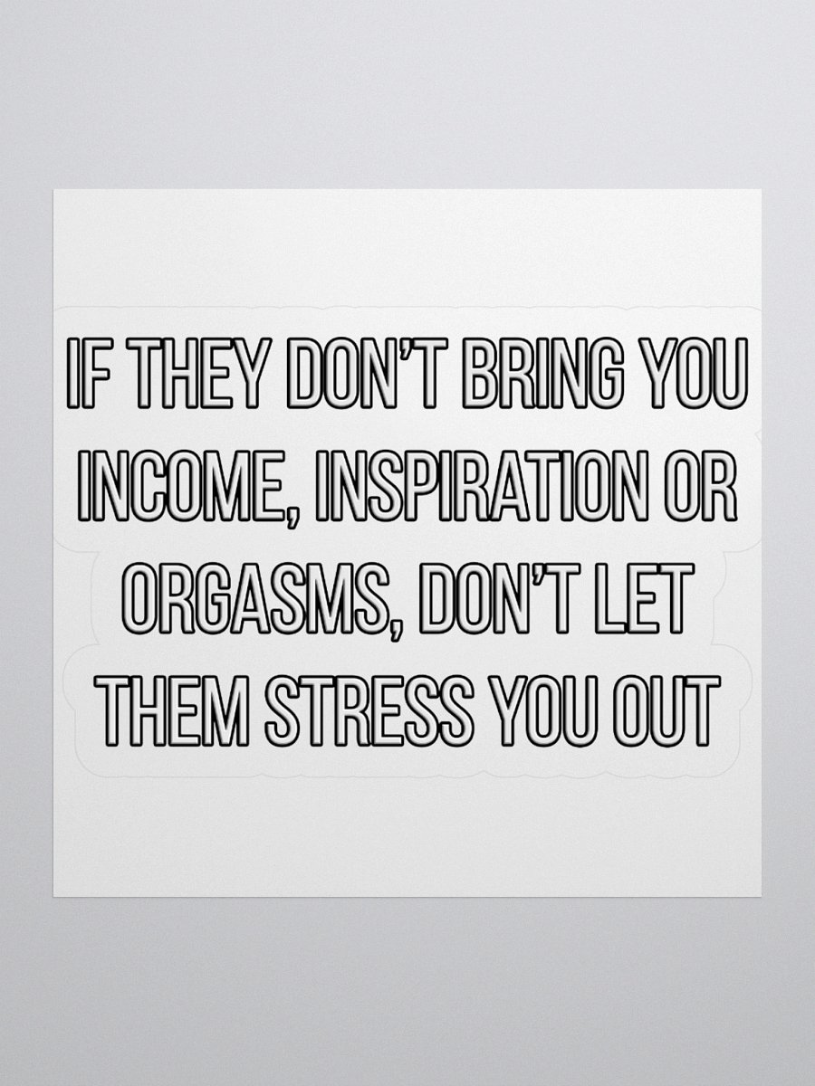 nope snark - stress you sticker product image (1)