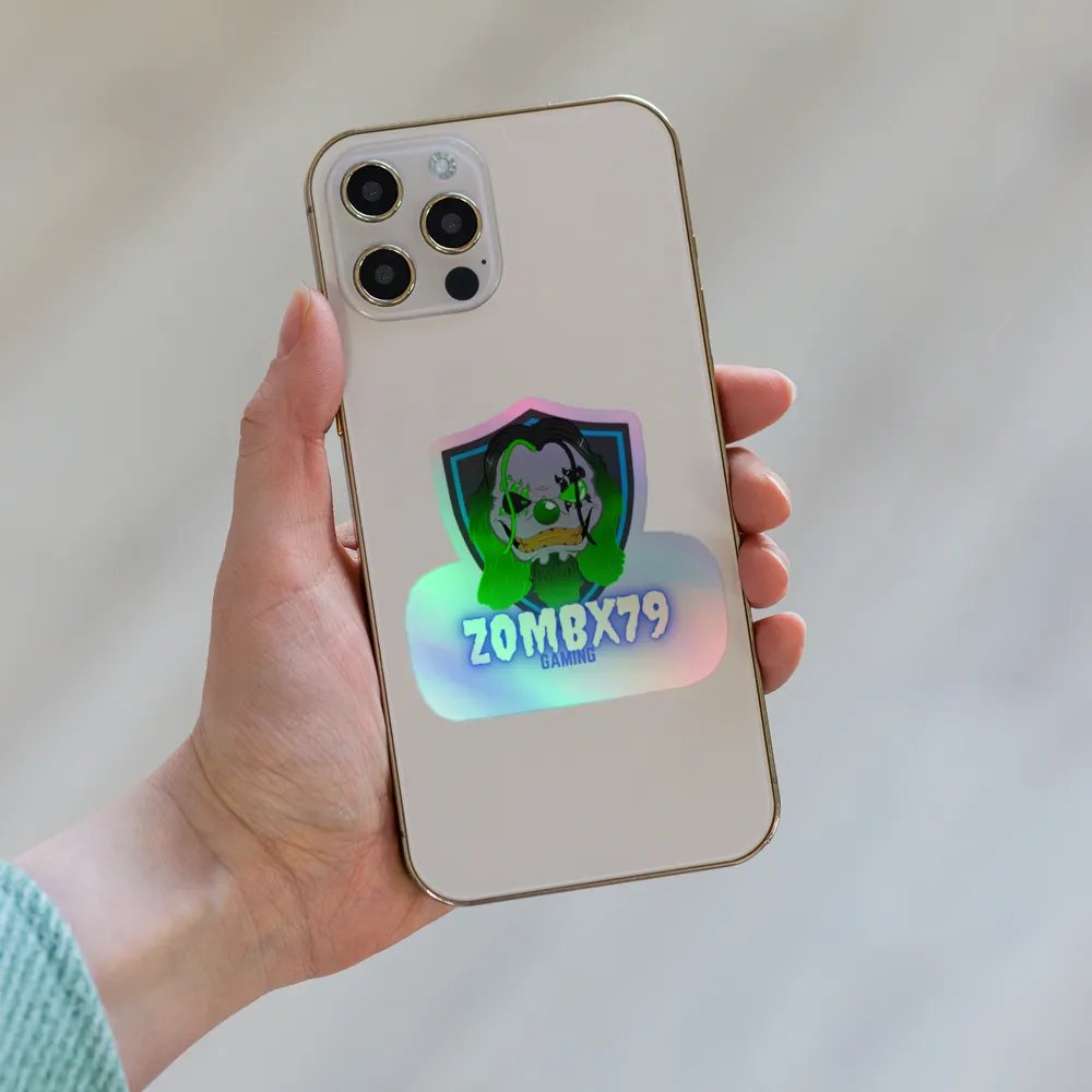 zomb holo sticker product image (8)