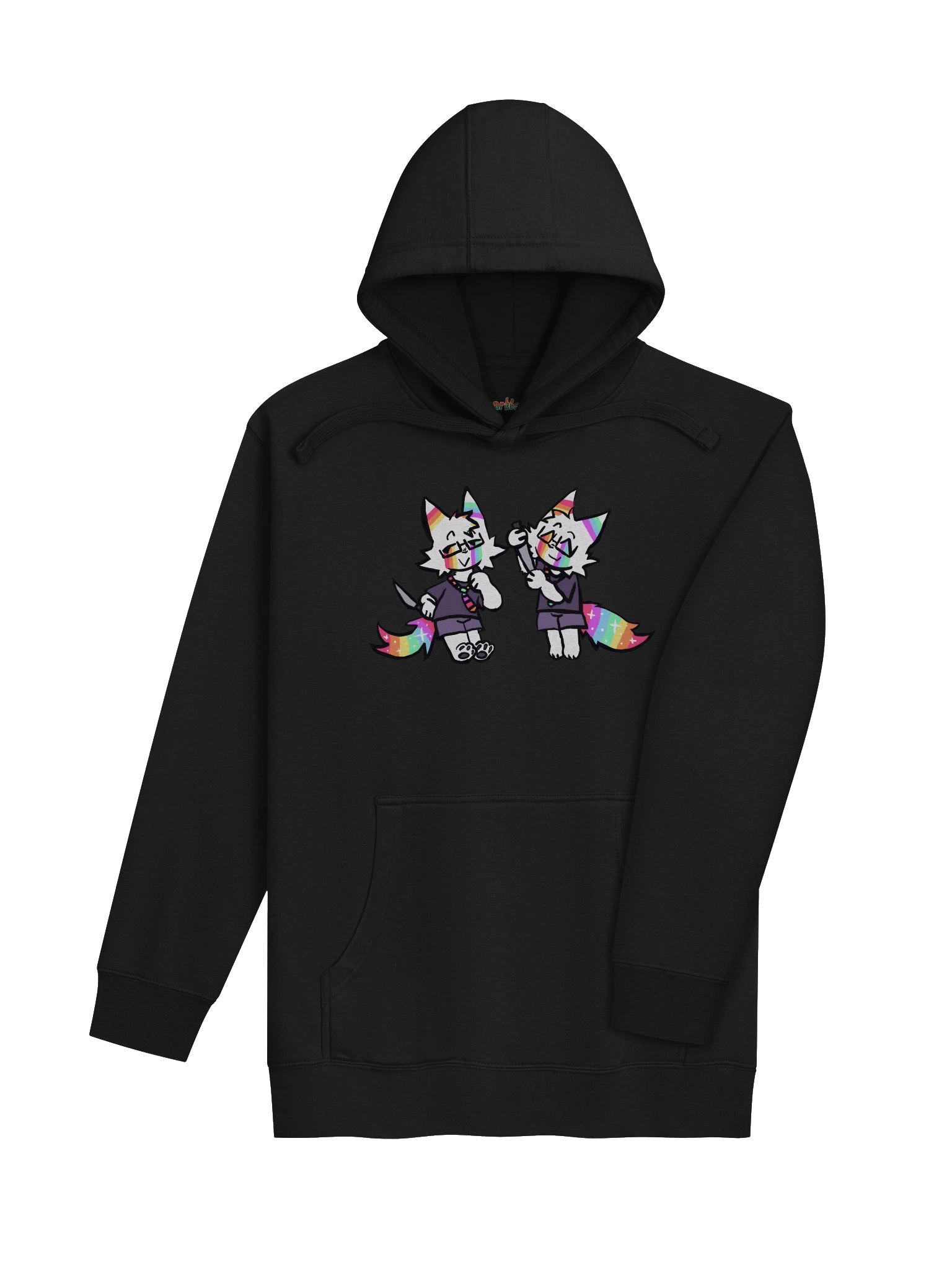 TINY MURDERER GLITTER HOODIE product image (22)