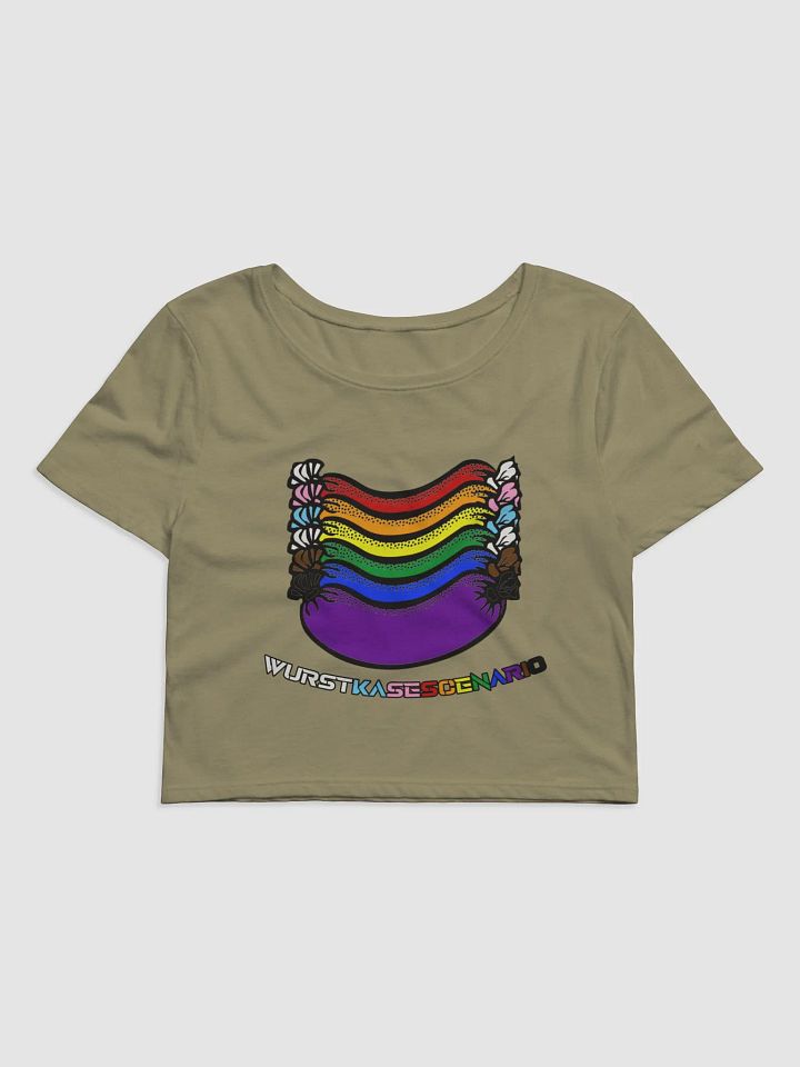 Rainbow Pride Crop Sausage Tee product image (1)