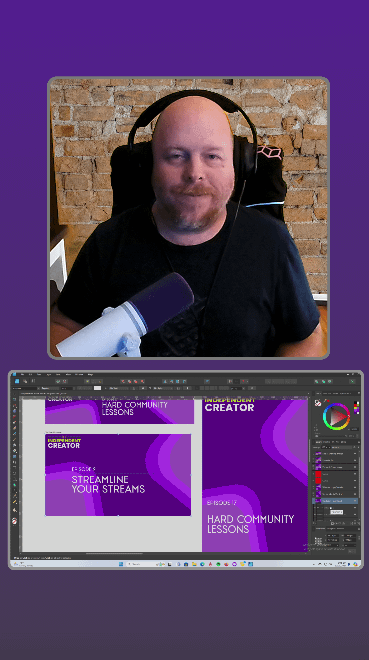 Ecamm Live Vertical Scene Package product image (1)
