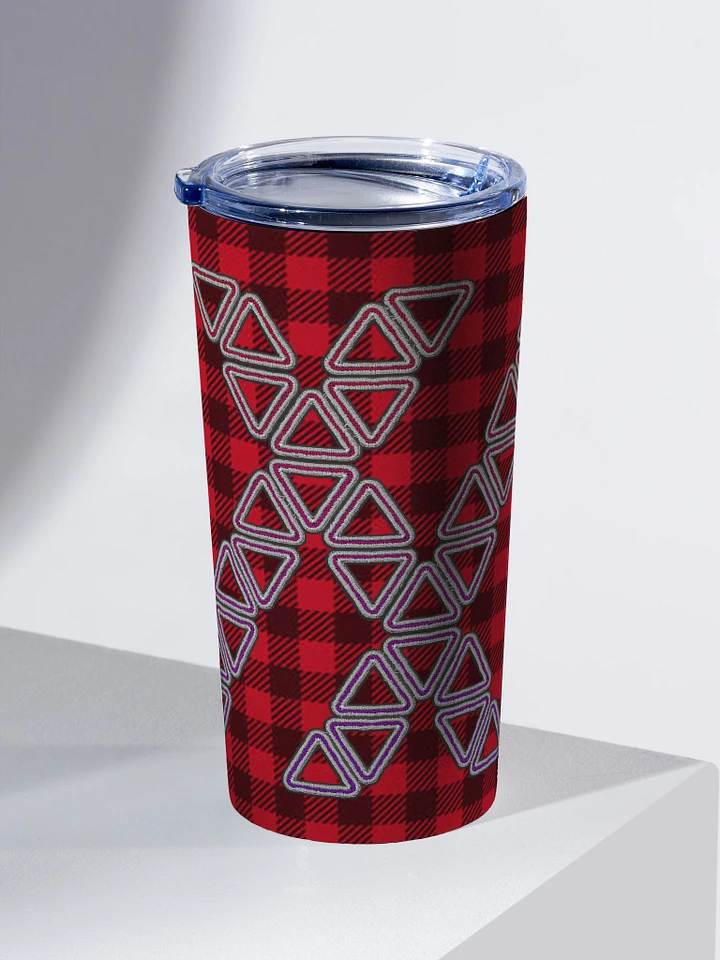 XX Logo Embroidered-Look w/ Flannel Tumbler product image (2)