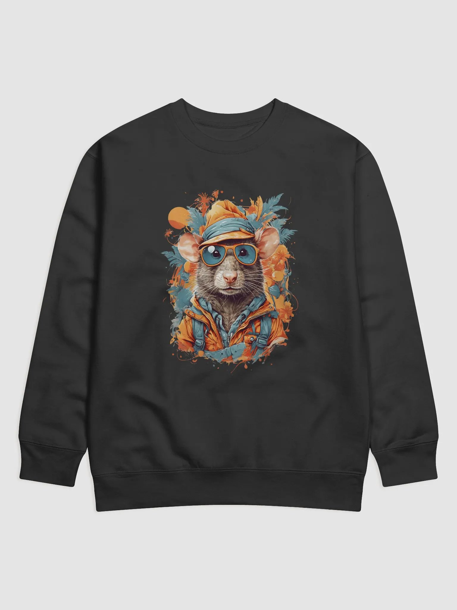 Whimsical Wanderer Rat Sweatshirt product image (2)